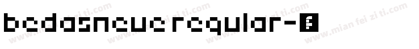 bedasneue regular字体转换